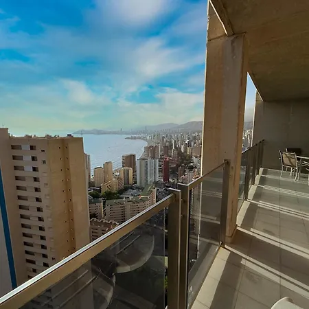 Apartment Beautiful Near With Panoramic Sea-view Benidorm